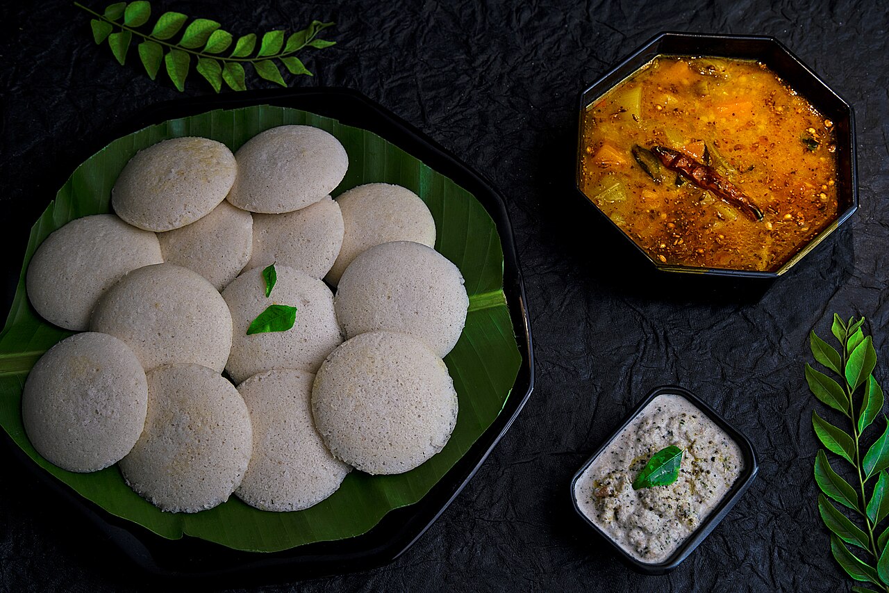 Idli and sambar